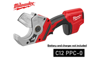 Milwaukee C12PPC M12  Cordless PEX Pipe Cutter Tube Cutters  Body Only