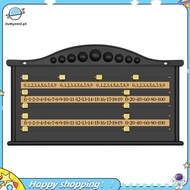 【ouwym9al】Billiards Scoreboard Snooker Score Recorder Billiard Club Game Recording Board Calculation