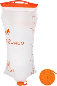 RYACO Water Bag 2L Compatible with Sawyer Squeeze Water Filter Outdoor Water Container Water Filter 