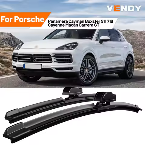 For Porsche Panamera Cayman Boxster 911 718 Cayenne Macan Carrera GT Front Windshield Windscreen Wip