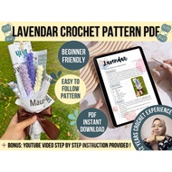 lavendar crochet pattern for beginner easy crochet lavendar pattern crochet flower pattern for begin