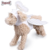 Pawsfun Pet Halloween Angel Costume Dog Cat White Angel Wings Funny Costume