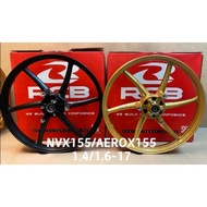 Racing Boy RCB RB SP522 Sport Rim NVX155 140/160x17 Matt Black Matt Grey Gold Original