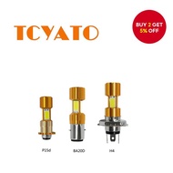 TCYATO H6 BA20D H4 LED LED  TCYATO H6 BA20D H4 mentol lampu hadapan motosikal LED dengan lensa lampu
