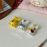Japanese Cartoon Kitten Chopstick Rest Chopstick Rest Ceramic Chopstick Rest Household Cute Chopstic