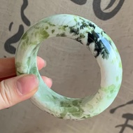 Xiuyu White Green Flower Bracelet 53.5 Ring Bracelet 53.5 x 20.2 x 12.9