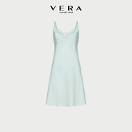 [New Collection - VRBCP 3] Đầm ngắn Vera by Chipu satin trơn phối ren - C0043