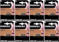 8 x Duracell MN27 27A A27 8LR732 (8 Blister Packs of 1 Battery) 8 Batteries