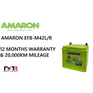 (Installation Provided) AMARON EFB M42L/R | Q85 | S95  CAR BATTERY BATERI KERATA