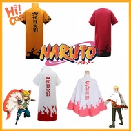 Anime Naruto Cosplay Seventh Hokage Cloak Namikaze Minato Cosplay White Cape Full Set Costume Hallow