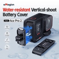 For Insta360Ace Pro2 Waterproof Vertical Camera Battery Cover Ace Pro2 Sports Camera Accessories