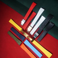 2025's Top Mosaic Fluorine Watch Strap For Huwei/Tudor/Longines 20mm 22mm Adjustable Flat End