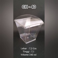 @25pcs Cup Pudding Jelly dessert Ch-40 Pudding Mould Jelly Mould