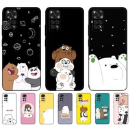 For Xiaomi Redmi Note 11 Pro 5G 4G 11S POCO M4 X4 Pro 4G 5G Case Phone Back Cover Bag Soft Silicon Black Tpu Case WE bare are bears