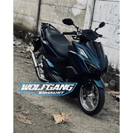 PNP Model Exhaust Non Samlong Stainless Titan Original Wolfgang Exhaust for Vario Aerox Nmax etc. Mo