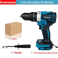 (Garansi Satu Tahun)Kamolee Official 13mm Brushless 650N.M Torsi Tinggi 3 In 1 Bor Listrik 2450rpm B