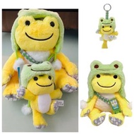 日本直送🇯🇵現貨Pickles the Frog “化身醃黃瓜！”系列的主題青蛙豆娃娃及吉祥物掛件1套$300