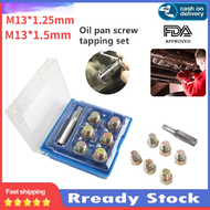 M13 X 1.5mm M13 X 1.25mmท่อระบายน้ำมันเครื่องกัดเกลียวในชุดเครื่องเย็บผ้าน้ำมันสกรูRethreadเครื่องมื
