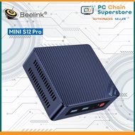 Beelink Mini S12 PRO Affordable Mini PC - Intel N100 Quad Core / 16GB RAM / 500GB SSD / Wifi + BT / 