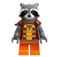 LEGO MINIFIGURE sh122 Super Heroes Rocket Raccoon - Orange Outfit