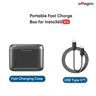 【🇹🇭 ร้านไทย】aMagisn For Insta360 X4 Battery Fast Charging Case&2290mAh Original battery แบตเตอรี ่ F