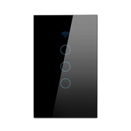 สวิตช์ไฟอัจฉริยะ Melery Matter 100-240V กระจกสัมผัส EU/US ระยะไกลโดย Alex Google Home Apple Homekit