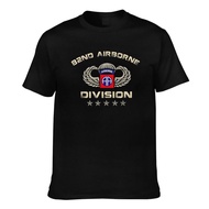 Premium Cotton Us Army 82Nd Airborne Division Veteran (2) Good Quality T-Shirt For Mans
