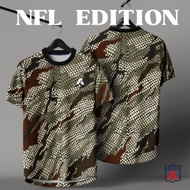AMIGO NFL Sublimation Microfiber Jersey tshirt Design CAMO RUNNING men's jersey microfiber t shirt