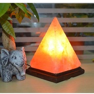 Salt Lamp Salt Lamp Himalayan Salt Lamp USB Pyramid Salt Lamp Night Lamp Bedroom Lamp Bedside Lamp