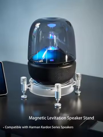 Magnetic Levitation Anti-Vibration Stand Speaker Bracket Desktop Damping Base for Harman Kardon Soun
