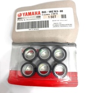 YAMAHA ROLLER SET NVX 155 NMAX V2 / NMAX V1 6PCS 13G ROLLER PULLEY YAMAHA B65-WE763-00 / 2DP-WE763-0