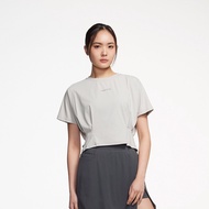 MOLLIFIX Ice Feel High Elastic Narrow-Waisted Loose-Pleated Short-Sleeved Top-8300C