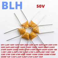100PCS Monolithic capacitor 50V 3.3NF 332 4.7NF 472 5.6NF 562 6.8NF 682 10NF 103 15NF 153 22NF 223 2