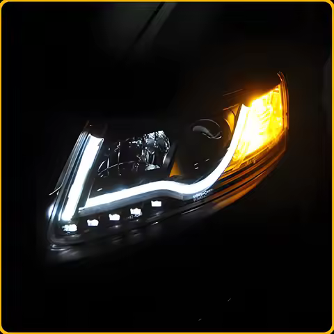 Car Front Lamps For Audi A6 C5 C6 2005-2011 LED Auto Headlight Assembly Upgrade Projector Lens Plug 