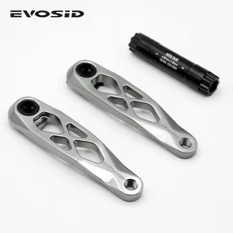 EVOSID Hollow Forged MTB Crankset 170mm DUB-Spec CNC Machined High-Strength HollowTech Integrated Cr