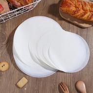 [WETK] 50 Pcs Baking Paper Oil Circle Sticker BBQ Oven Liner Patty Hamburger Steaming Paper Baking T