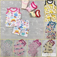 LYNHKIDS COTTON KIDS SINGLET SET (VO5LK001, VO5LK002, VO5LK003, VO5LK004, VO5LK005, VO5LK013, VO5LK0