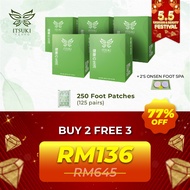 B2F3-Itsuki Kenko Detox Foot Patch Japan- Pain Relief,Diabetes/Pelekat Kaki Buang Toksin/足贴排毒-250pcs