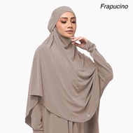 Kerudung Syari Jumbo Halima Premium - Jersey Premium Instan Warna-Warni