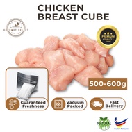 Skinless Boneless Chicken Breast Fresh FrozenGourmet Select | 1pkt | Ketulan Isi Ayam Dada Tanpa Kulit &amp; Tulang 无骨去皮鸡胸肉块