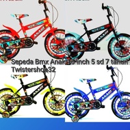 Sepeda Anak laki laki Bmx 16 inch 5 sd 8 tahun sesuai dipajang