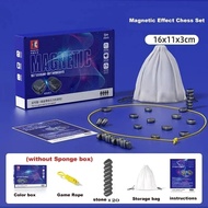 Magnetic Chess Game With Stones Magnet Chess Game Table Top Kluster Magnet Game With String For Adul