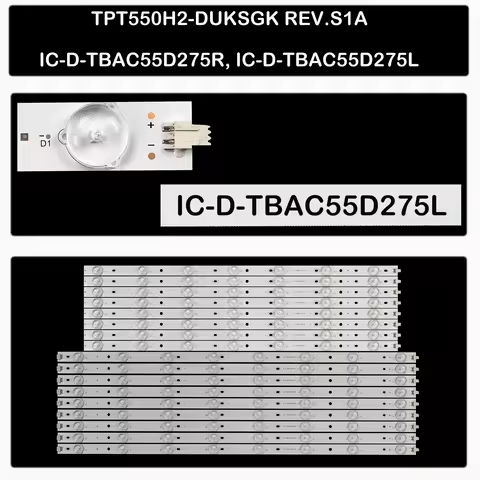 LED BackLight Strip For 55PFG7109/78 55PFT6569/60 55PFG6809/78 55PFK6559/12 55PFK6409 TPT550H2-DUKSG