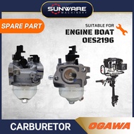 OGAWA OES2196 4-Stroke 6.5HP Engine Boat Motor Outboard - Carburetor (Original Spare Part)