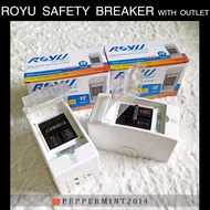 Royu Safety Breaker with Cover and Outlet Moulded Case Aircon International Outlet 20A 30A