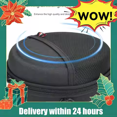 Carrying Case with Adjustable Strap Portable CD Player Transparent Cases with Net for 6 Inch CD Play