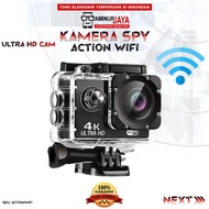 Mini Action Camera Kogan Wifi Ultra Full HD DV 1080P 4K Free Case Waterproof Anti Tahan Air Sport Kamera Aksi Olah Raga Traveling Perekam Vidio Poto Audio Recorder Kamera Vlog Motovlog Kamera Action Cam Kecil Murah Terlaris Original