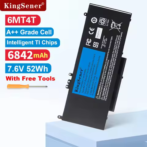 KingSener 7.6V 62WH 6MT4T Laptop Battery for DELL Latitude E5470 E5570 M3510 15.6" Sereis 7V69Y TXF9