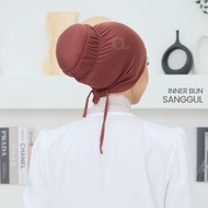 ALAYNA Inner Sanggul Bun | Scarf Anak Tudung Sanggul Bertali