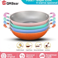 DIRECT SHIPPING GM Bear Frying Pan 32cm P0067 - Wok Pan 32cm